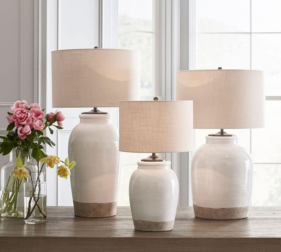 Miller Ceramic Table Lamp Base Pottery Barn Australia